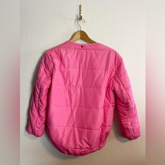 Zadig & Voltaire parka jacket in military green with pink puffer liner. NWT - Picture 8 of 15